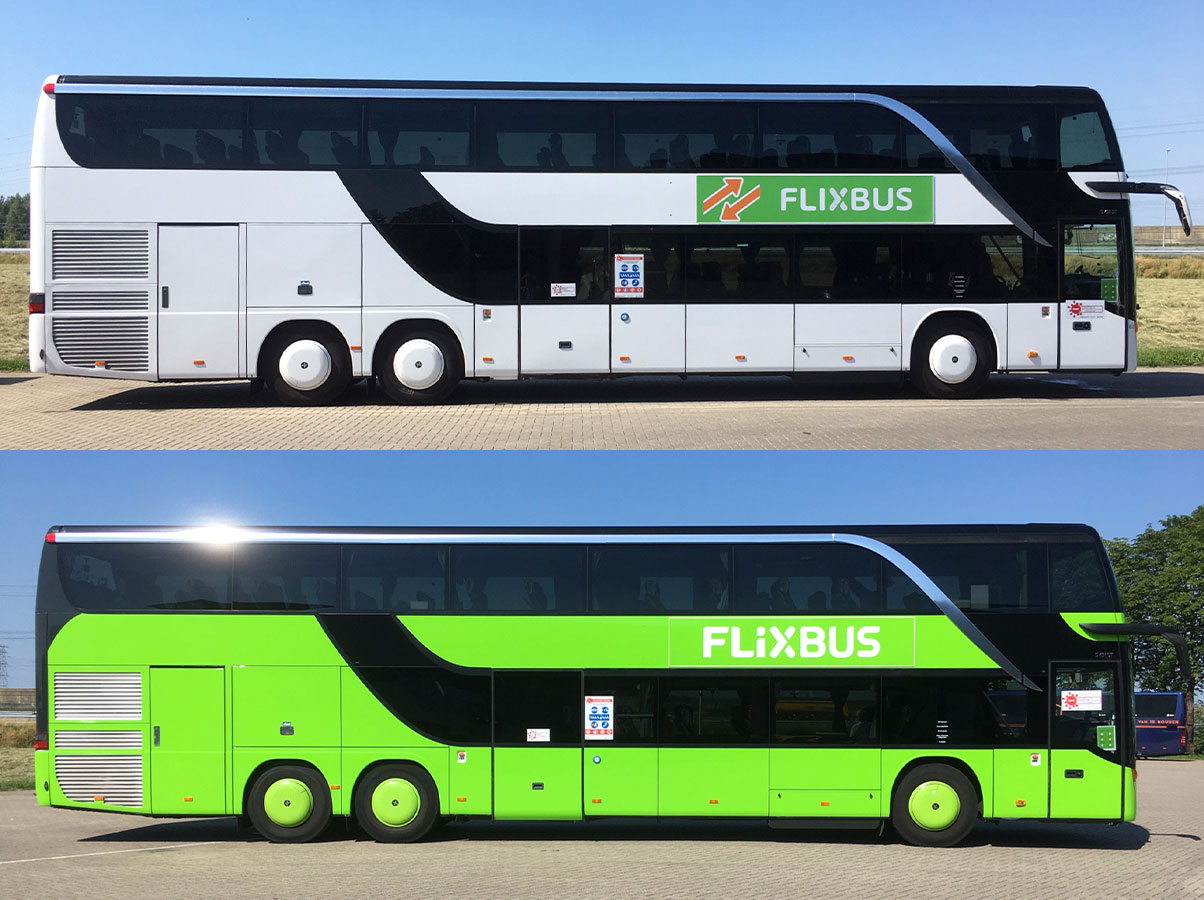 Touringcarbelettering